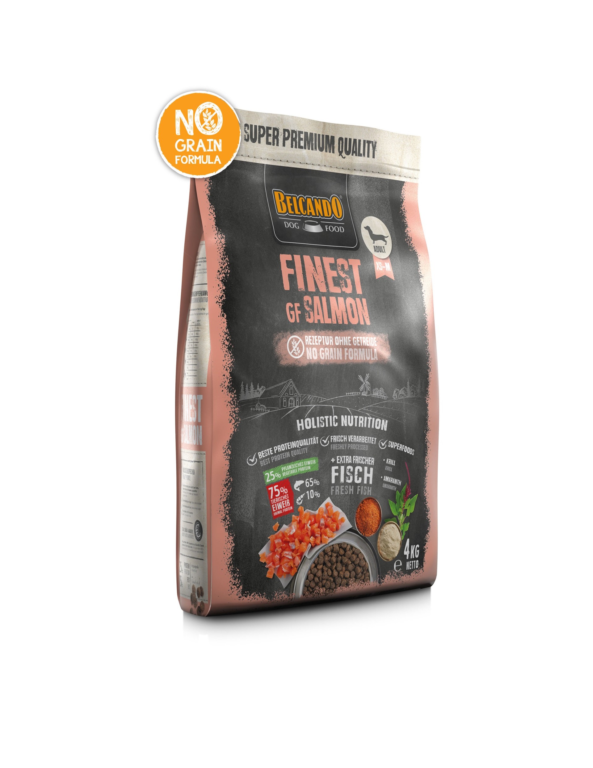 BELCANDO ADULT FINEST GRAIN FREE SALMON 4kg